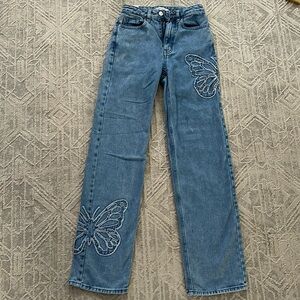 PACSUN Butterfly Patch jeans